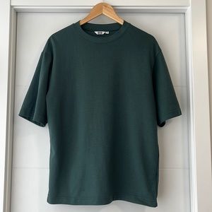 Uniqlo U AIRism Cotton Oversized Crew Neck T-Shirt